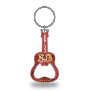 Elvis Aloha From Hawaii 50th Anniversary Guitar Key Ring