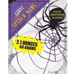Spider Web White Stretchable 60g Each